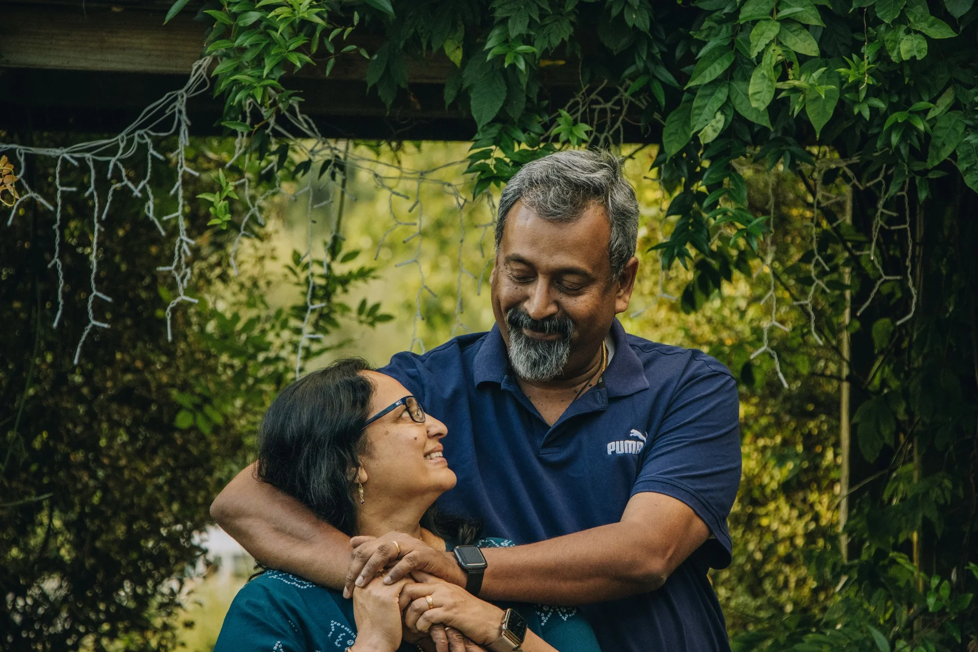 Elderly person engaged in daily activities with compassionate care assistance