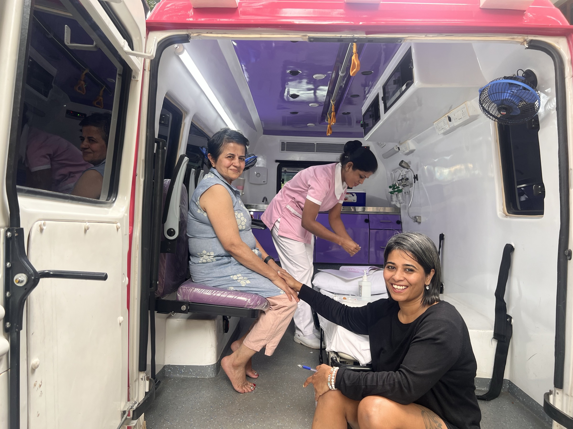 Healthcare professional coordinating medical services for elderly